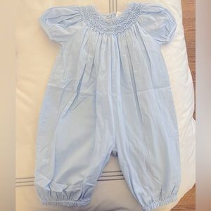 Smocked Long Romper (9 Months)